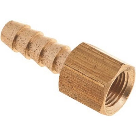 Proplus 1/4 in. Barb x 1/4 in. FIP Lead Free Brass Hose Barb Adapter 261010